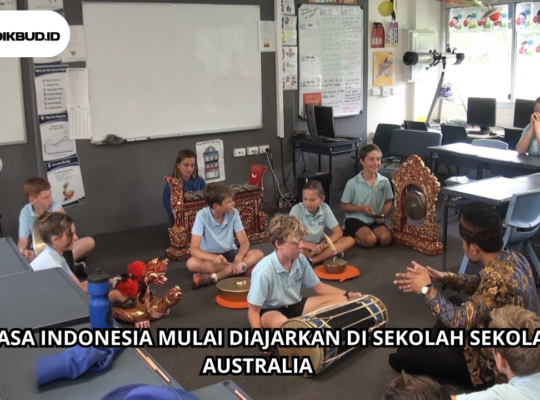 Bahasa Indonesia Mulai Diajarkan di Sekolah-Sekolah Australia
