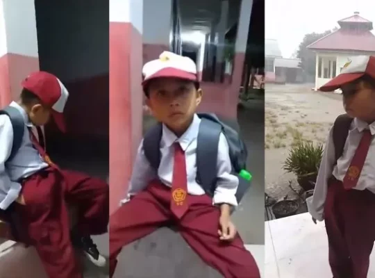 Siswa SD Kini Diganjar Beasiswa Penuh dan Laptop