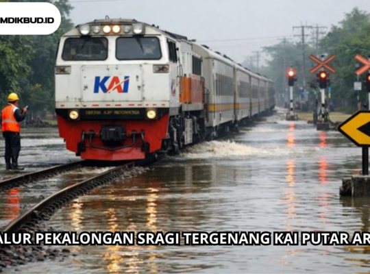 Jalur Pekalongan Sragi Tergenang KAI Putar Arah