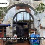 Reruntuhan Kantor Batavia Dihuni Secara Ilegal
