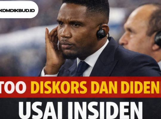 Etoo Diskors dan Didenda Usai Insiden
