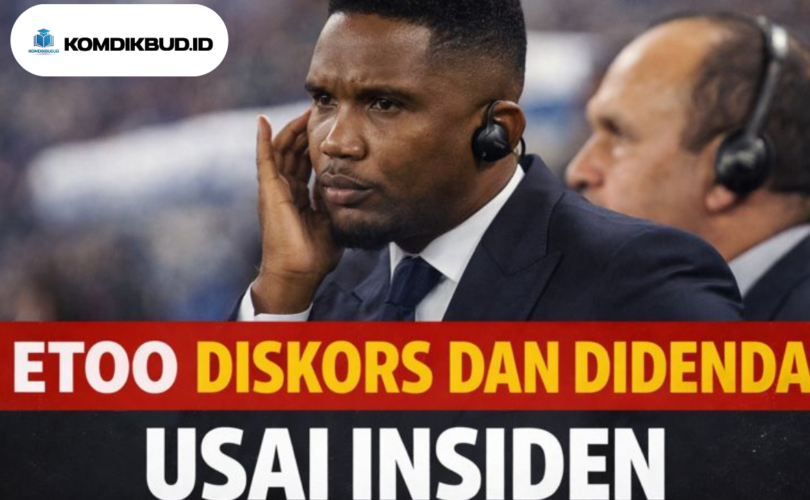 Etoo Diskors dan Didenda Usai Insiden