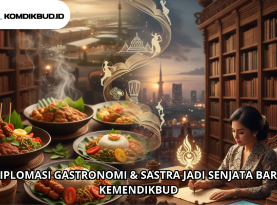 Diplomasi Gastronomi & Sastra Jadi Senjata Baru Kemendikbud