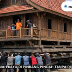 Viral Rumah Kayu di Pinrang Pindah Tanpa Dibongkar