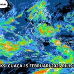 Prediksi Cuaca 15 Februari 2026 Rilis BMKG