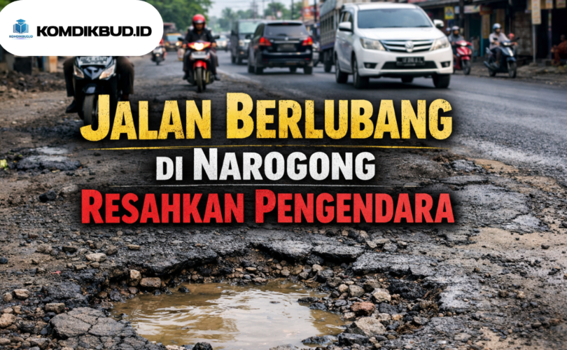 Jalan Berlubang di Narogong Resahkan Pengendara