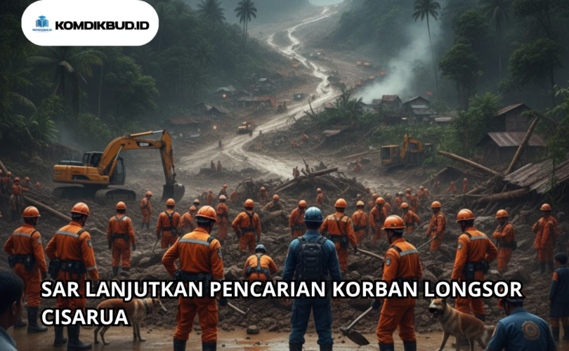 SAR Lanjutkan Pencarian Korban Longsor Cisarua