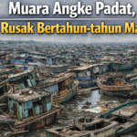 Muara Angke Padat, Kapal Rusak Bertahun-tahun Mangkrak