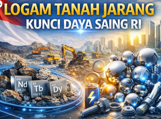 Logam Tanah Jarang Kunci Daya Saing RI