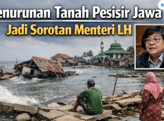 Penurunan Tanah Pesisir Jawa Jadi Sorotan Menteri LH