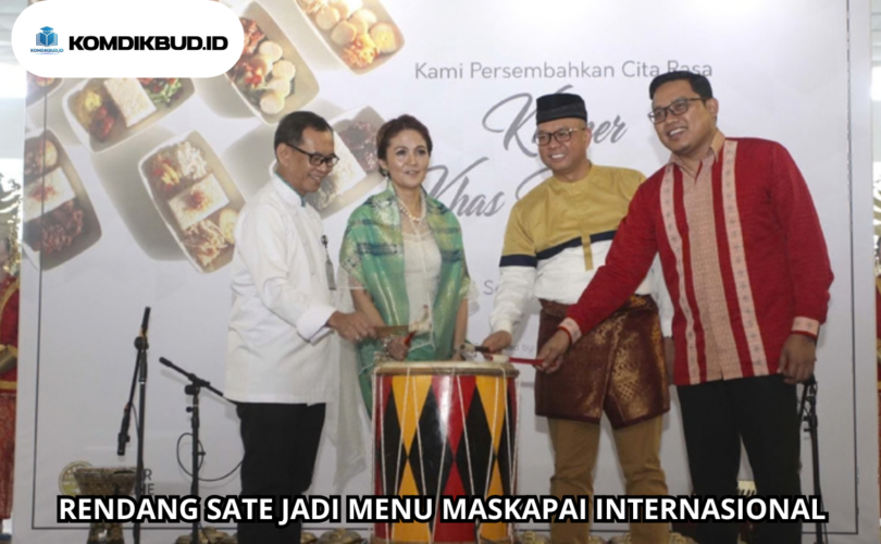 RENDANG SATE JADI MENU MASKAPAI INTERNASIONAL