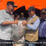 Huntara Korban Bencana Ketol Kembali Diserahkan