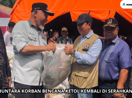Huntara Korban Bencana Ketol Kembali Diserahkan