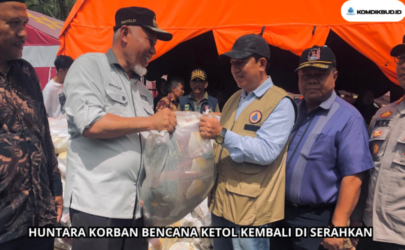 Huntara Korban Bencana Ketol Kembali Diserahkan